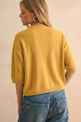 Bannana Short Sleeve Sweater