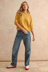 Bannana Short Sleeve Sweater