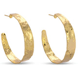 Perfectly Gilded Hoops: Gold / Medium