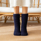 Leg Warmer Indoor Plush Navy