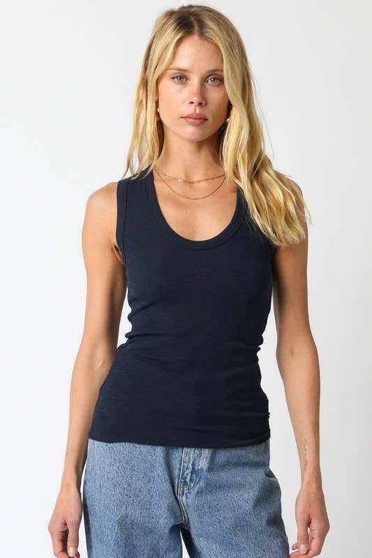 Kelsey Tank Top Navy