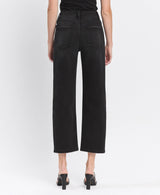 Black High Waist Barrel Pant