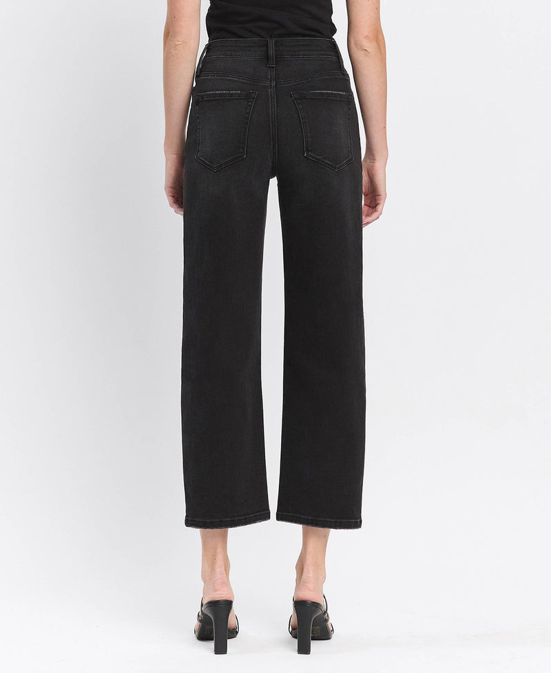 Black High Waist Barrel Pant