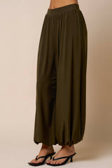 Relax Fit Balloon Pants : Black / L