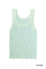 NS8465 - Vintage Reversible Lace Top: Vintage Oak