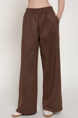 Faux Suede Long Pants