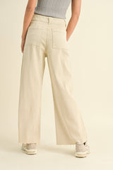 Straight Wide Leg Pant Matcha