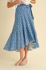 Wrap Ruffle Skirt