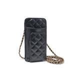 Brianna 2.0 Cell Phone Crossbody: Black