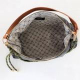 Nikki Nylon Slouchy Shoulder Bag: Navy