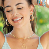 Perfectly Gilded Hoops: Gold / Medium