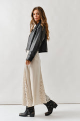 Washed Brown leather jacket