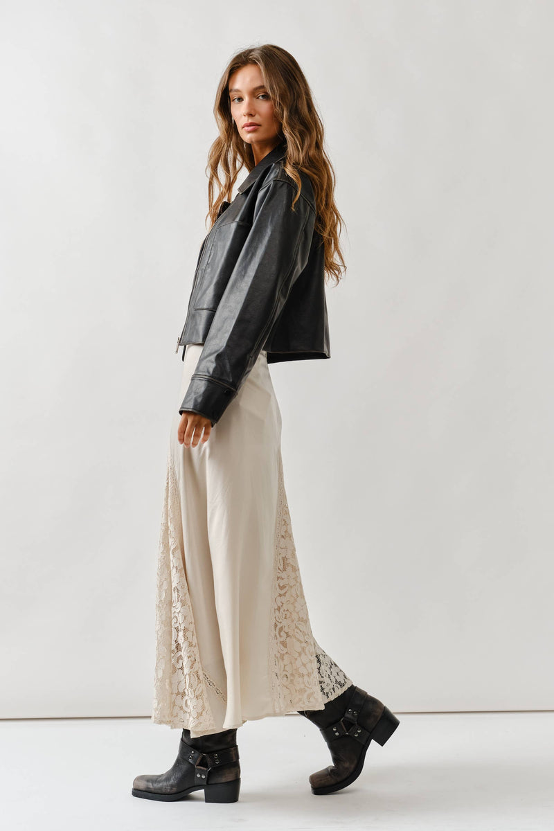 Washed Brown leather jacket