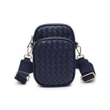 Celeste Woven Multi Compartment Crossbody: Oatmilk