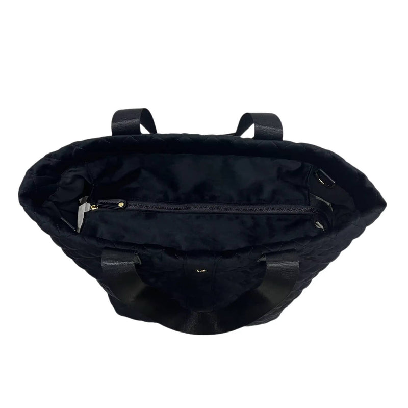 The Debra Diamond Tote Black Velvet 