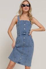 Stretch Denim Dress