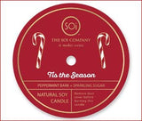 Candy Cane Holiday Confetti Icon 12oz Candle