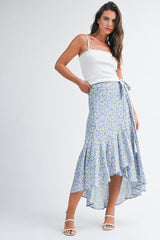 Wrap Ruffle Skirt