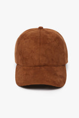 Suede Fall Winter Baseball Cap: Beige