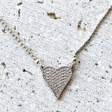 Silver tiny heart ball chain 18”: Gold / 18”