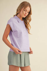 Cap Sleeve Sweater OAT