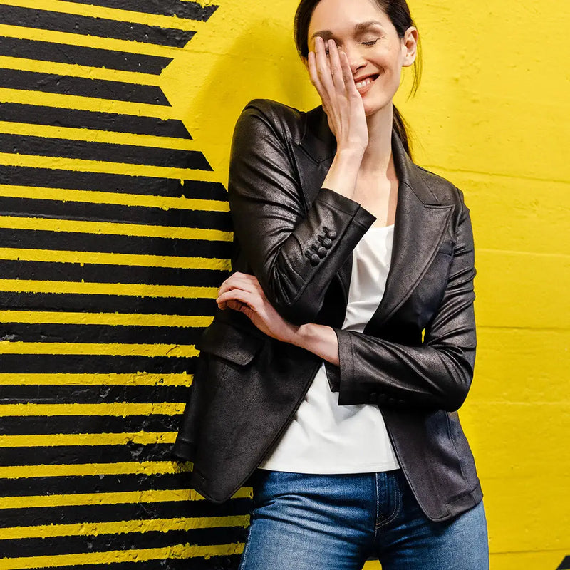Liquid Leather ™ Signature Pocket Blazer