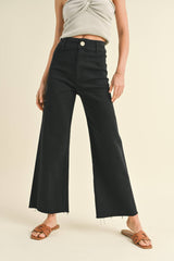 Olive straight leg Wide Pant