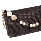 Rachel - Straw Clutch: Natural