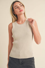 Soft Pink Tank Sweater