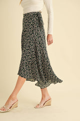 Wrap Ruffle Skirt