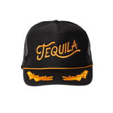 Tequila Trucker Hat: Captain Blk/Gld