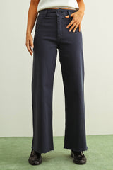 Straight wide leg Burnt