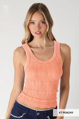 NS8465 - Vintage Reversible Lace Top: Vintage Oak