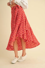 Wrap Ruffle Skirt