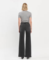 High Rise Patch Pkt Wide Leg