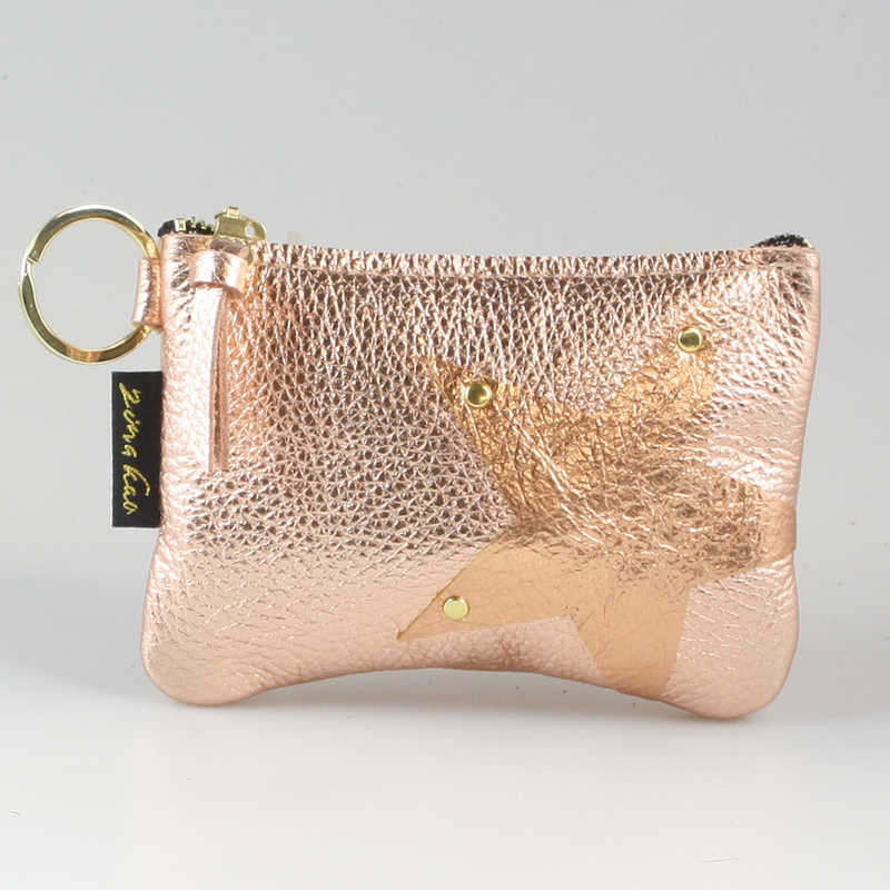 The NEW SIDE STAR Applique Kara: Metallics: Platinum w/ Gold Star / Ring