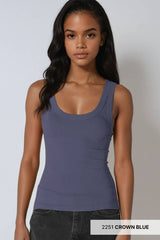 Ribbed Tank Top Bananna