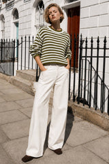 Soft Touch Textured Stripe Sweater
