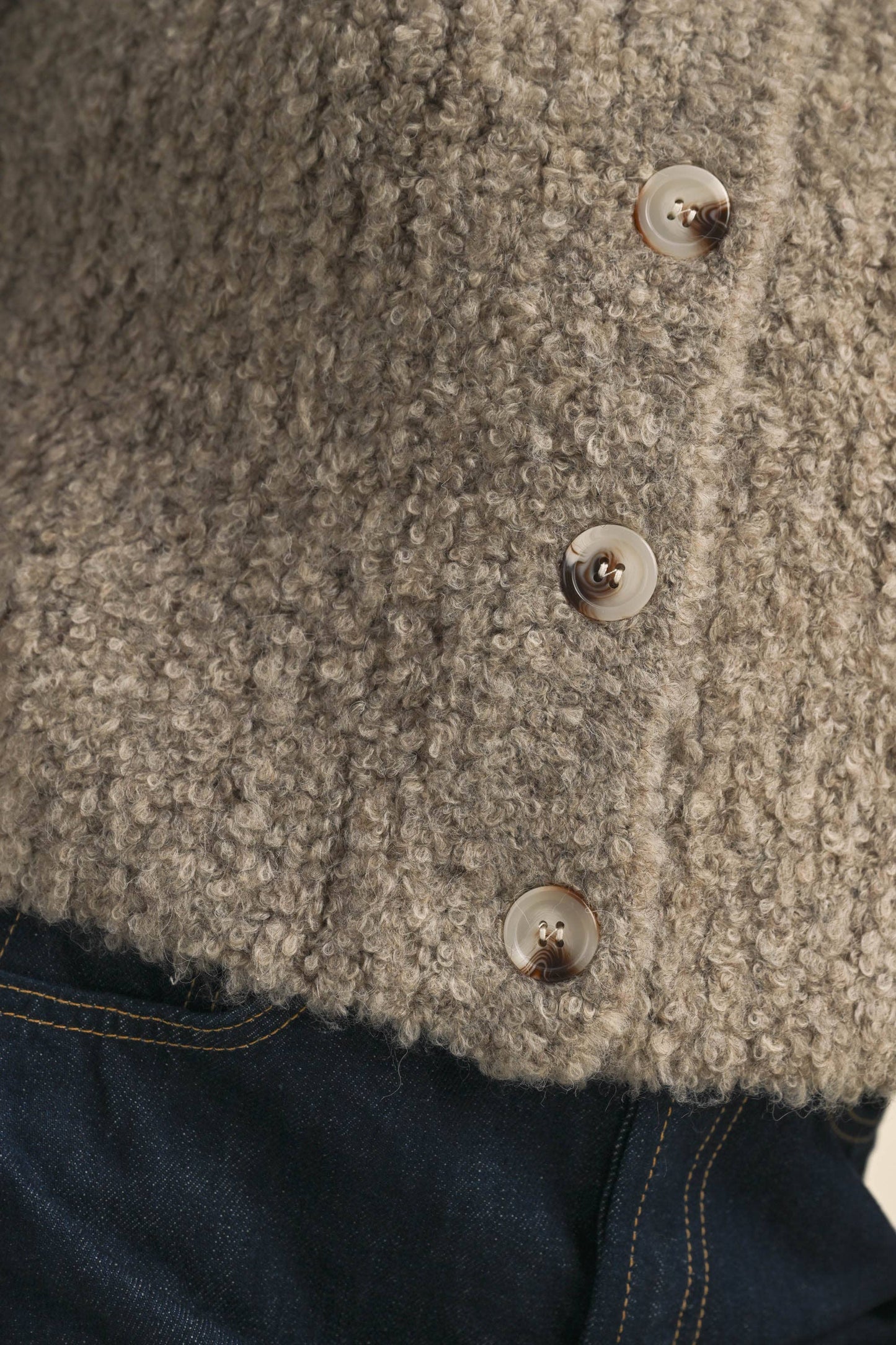 Fuzzy Black Cardigan Sweater