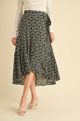Wrap Ruffle Skirt