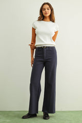 Straight Wide Leg Pant Matcha