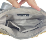Puffer Shoulder or Crossbody Bag Gray