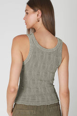 NS8465 - Vintage Reversible Lace Top: Vintage Oak