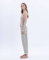 SUPER HIGH RISE FRAYED HEM WIDE BARREL LEG