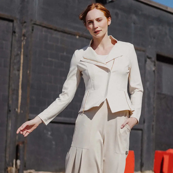 Faux liquid Leather jacket