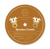 Reindeer Cookie Holiday Confetti Icon 12oz Candle