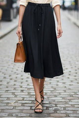 A-Line Midi Skirt