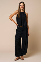 Relax Fit Balloon Pants : OLIVE / L