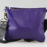 The Classic Taylor Crossbody: Vanilla / 9"x7.5" / Matching Leather Strap