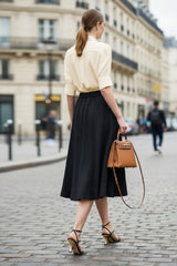 A-Line Midi Skirt